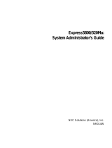NEC Express5800/320Ma Administrator's Manual