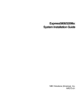 NEC Express5800/320Ma Installation guide