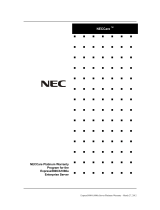 NEC Express5800/A1080a Warranty Guide