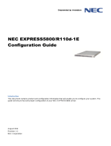 NEC Express5800/R110d-1E Configuration Guide