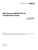 NEC Express5800/R110f-1E Configuration Guide
