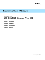 NEC Express5800/R110f-1E Installation guide