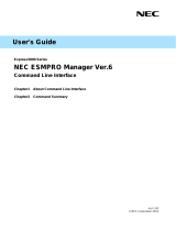 NEC Express5800/R110f-1E Reference guide