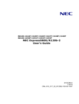 NEC Express5800/R120b-2 User guide