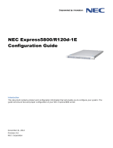 NEC Express5800/R120d-1E Configuration Guide