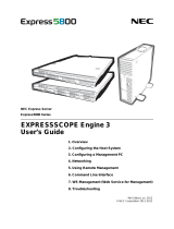 NEC Express5800/R120d-2E SR User guide