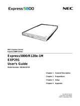 NEC Express5800/R120e-1M User guide