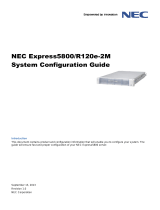 NEC Express5800/R120e-2M Configuration Guide