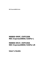 NEC N8800-091F User manual