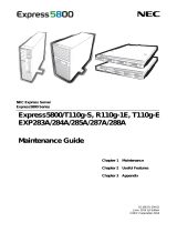 NEC Express5800/T110g-S Maintenance Manual