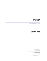 NEC Inaset NEAX 2000 IPS User manual