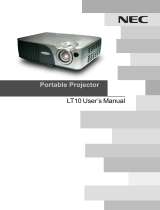 NEC LT10 - XGA DLP Projector User manual