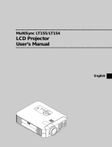 NEC LT155 User manual