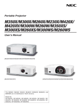 NEC M300WS User manual