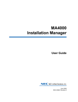 NEC MA400 User manual