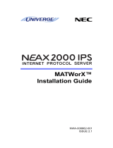 NEC MATWORX NWA-008862-001 User manual