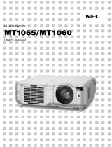 NEC MT1060 User manual