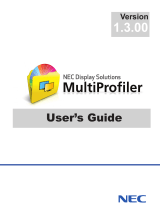 NEC MultiProfiler User guide