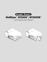 NEC MultiSync GT2000 User manual