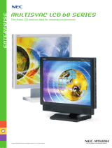 NEC MultiSync LCD1560V+ User manual