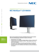 NEC MultiSync LCD1990SXI User manual