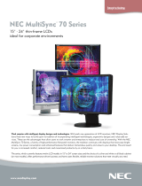 NEC MultiSync LCD2070VX User manual
