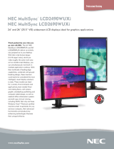 NEC MULTISYNC LCD2690WUXI User manual