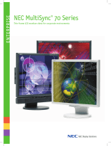 NEC 70 User manual