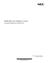 NEC N8406-022A Reference guide