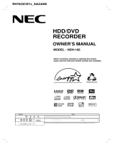 NEC NDH-160 User manual