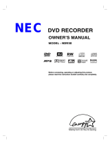 NEC NDR50 User manual