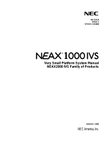 NEC NEAX1000IVS User manual
