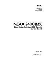 NEC NEAX2400IMX User manual