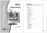 NEC NLT-15 User manual
