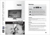 NEC NLT-17WF User manual