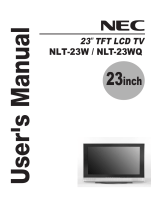 NEC NLT-23WQ User manual