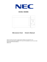 NEC NM30BS User manual