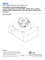 NEC NP-M282X Installation and Setup Guide