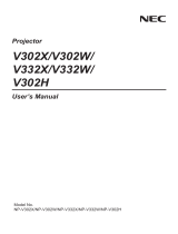 NEC NEC V302H User manual