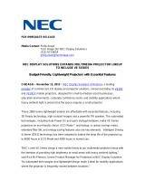 NEC NP-VE281 User's Information Guide
