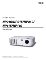 NEC NEC NP216 User manual