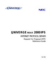 NEC UNIVERGE NEAX 2000 IPS User manual