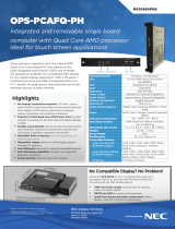 NEC V423-AVT Quick start guide