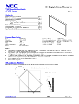 NEC V462-PC Installation and Setup Guide