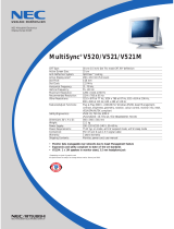 NEC V520 User manual