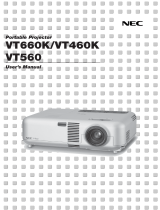 NEC VT460K User manual