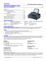 NEC WT610E User manual