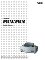 NEC WT610 User manual