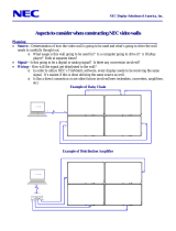 NEC X462UNV User manual