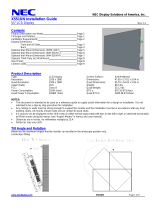 NEC X551UN Installation and Setup Guide